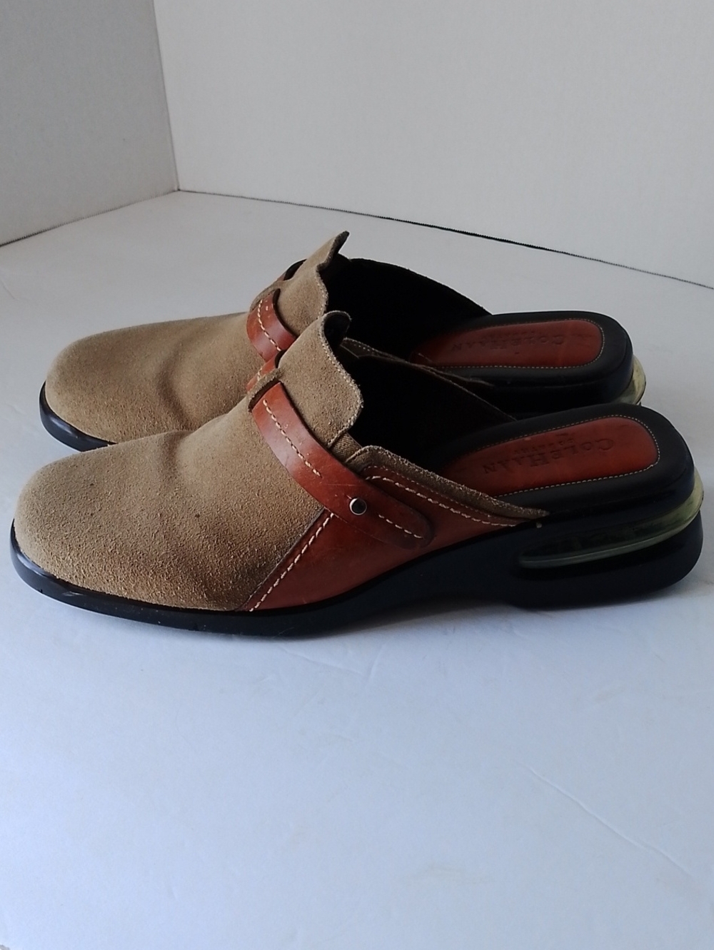 Cole Haan Country Nike Air Clog Tan 9.5 - Picture 4 of 15